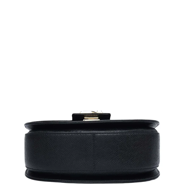 Da Milano Black Small Franzy Leather Satchel - Black for Women | Best Price UAE